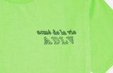 アクメドラビ(acme' de la vie) ADLV 3D SHORT SLEEVE T-SHIRT NEON GREEN