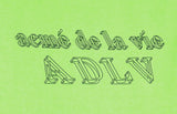アクメドラビ(acme' de la vie) ADLV 3D SHORT SLEEVE T-SHIRT NEON GREEN