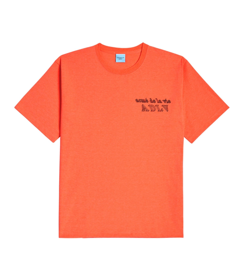 アクメドラビ(acme' de la vie) ADLV 3D SHORT SLEEVE T-SHIRT NEON ORANGE
