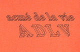 アクメドラビ(acme' de la vie) ADLV 3D SHORT SLEEVE T-SHIRT NEON ORANGE