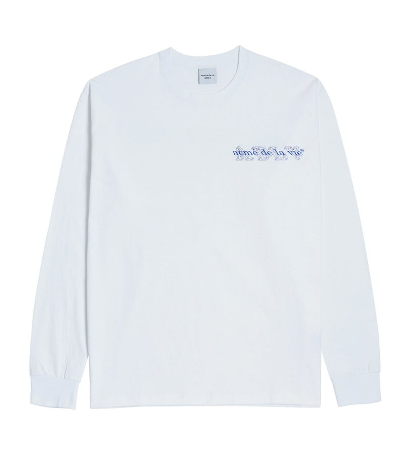アクメドラビ(acme' de la vie) ADLV 3D LONG SLEEVE T-SHIRT WHITE