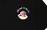 アクメドラビ(acme' de la vie) ADLV BABY FACE SHORT SLEEVE BLACK MINI DONUTS 1