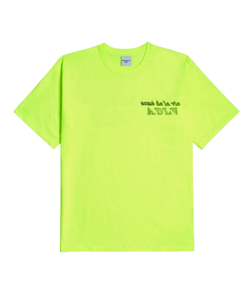 アクメドラビ(acme' de la vie) ADLV 3D SHORT SLEEVE T-SHIRT NEON YELLOW