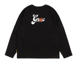 ロマンティッククラウン(ROMANTIC CROWN) GNAC ROLLING LOGO SLEEVE_BLACK