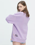 ロマンティッククラウン(ROMANTIC CROWN)  GNAC ROLLING LOGO SWEATSHIRT_PURPLE