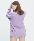 ロマンティッククラウン(ROMANTIC CROWN)  GNAC ROLLING LOGO SWEATSHIRT_PURPLE