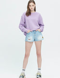 ロマンティッククラウン(ROMANTIC CROWN)  GNAC ROLLING LOGO SWEATSHIRT_PURPLE