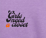 ロマンティッククラウン(ROMANTIC CROWN)  GNAC ROLLING LOGO SWEATSHIRT_PURPLE