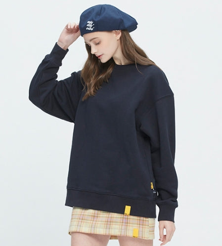 ロマンティッククラウン(ROMANTIC CROWN) GNAC ROLLING LOGO SWEATSHIRT_NAVY