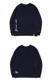 ロマンティッククラウン(ROMANTIC CROWN) GNAC ROLLING LOGO SWEATSHIRT_NAVY