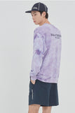 ロマンティッククラウン(ROMANTIC CROWN) TIE DYE LOGO SWEAT SHIRT_PURPLE
