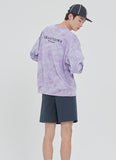 ロマンティッククラウン(ROMANTIC CROWN) TIE DYE LOGO SWEAT SHIRT_PURPLE