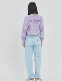 ロマンティッククラウン(ROMANTIC CROWN) TIE DYE LOGO SWEAT SHIRT_PURPLE