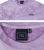 ロマンティッククラウン(ROMANTIC CROWN) TIE DYE LOGO SWEAT SHIRT_PURPLE