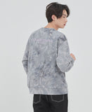 ロマンティッククラウン(ROMANTIC CROWN) TIE DYE LOGO SWEAT SHIRT_GREY