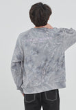 ロマンティッククラウン(ROMANTIC CROWN) TIE DYE LOGO SWEAT SHIRT_GREY