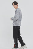 ロマンティッククラウン(ROMANTIC CROWN) TIE DYE LOGO SWEAT SHIRT_GREY
