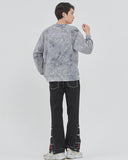 ロマンティッククラウン(ROMANTIC CROWN) TIE DYE LOGO SWEAT SHIRT_GREY