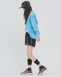 ロマンティッククラウン(ROMANTIC CROWN) TIE DYE LOGO SWEAT SHIRT_BLUE