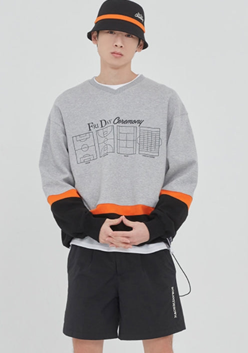 ロマンティッククラウン(ROMANTIC CROWN) FRIDAY FIELD JERSEY_GREY