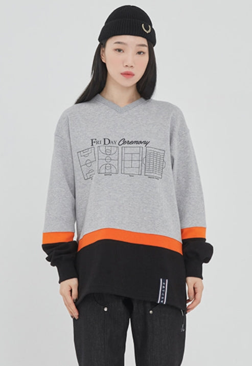 ロマンティッククラウン(ROMANTIC CROWN) FRIDAY FIELD JERSEY_GREY
