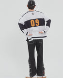 ロマンティッククラウン(ROMANTIC CROWN) SCOREBOARD KNIT_WHITE
