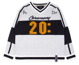ロマンティッククラウン(ROMANTIC CROWN) SCOREBOARD KNIT_WHITE