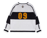 ロマンティッククラウン(ROMANTIC CROWN) SCOREBOARD KNIT_WHITE
