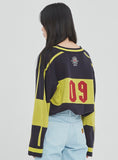 ロマンティッククラウン(ROMANTIC CROWN) SCOREBOARD KNIT_NAVY