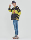 ロマンティッククラウン(ROMANTIC CROWN) SCOREBOARD KNIT_NAVY