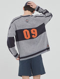 ロマンティッククラウン(ROMANTIC CROWN) SCOREBOARD KNIT_GREY