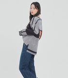 ロマンティッククラウン(ROMANTIC CROWN) SCOREBOARD KNIT_GREY