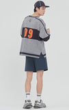ロマンティッククラウン(ROMANTIC CROWN) SCOREBOARD KNIT_GREY