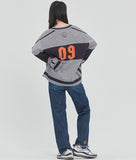 ロマンティッククラウン(ROMANTIC CROWN) SCOREBOARD KNIT_GREY
