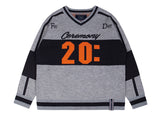 ロマンティッククラウン(ROMANTIC CROWN) SCOREBOARD KNIT_GREY