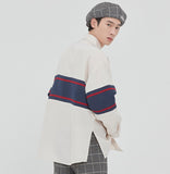 ロマンティッククラウン(ROMANTIC CROWN) RMTCRW CROSS LINE SHIRT_OATMEAL
