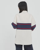 ロマンティッククラウン(ROMANTIC CROWN) RMTCRW CROSS LINE SHIRT_OATMEAL