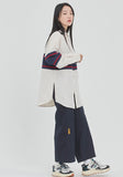 ロマンティッククラウン(ROMANTIC CROWN) RMTCRW CROSS LINE SHIRT_OATMEAL