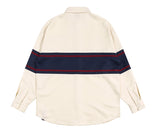 ロマンティッククラウン(ROMANTIC CROWN) RMTCRW CROSS LINE SHIRT_OATMEAL