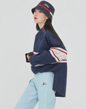 ロマンティッククラウン(ROMANTIC CROWN) RMTCRW CROSS LINE SHIRT_NAVY