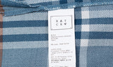 ロマンティッククラウン(ROMANTIC CROWN) BACK LINE CHECK SHIRT_LIGHT BLUE