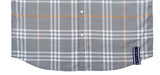 ロマンティッククラウン(ROMANTIC CROWN)BACK LINE CHECK SHIRT_GREY