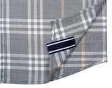 ロマンティッククラウン(ROMANTIC CROWN)BACK LINE CHECK SHIRT_GREY