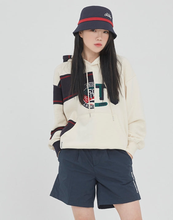 ロマンティッククラウン(ROMANTIC CROWN) HALF TWIN HOODIE_OATMEAL