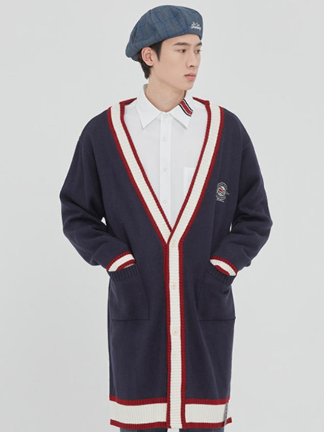 ロマンティッククラウン(ROMANTIC CROWN) FRIDAY LONG CARDIGAN_NAVY