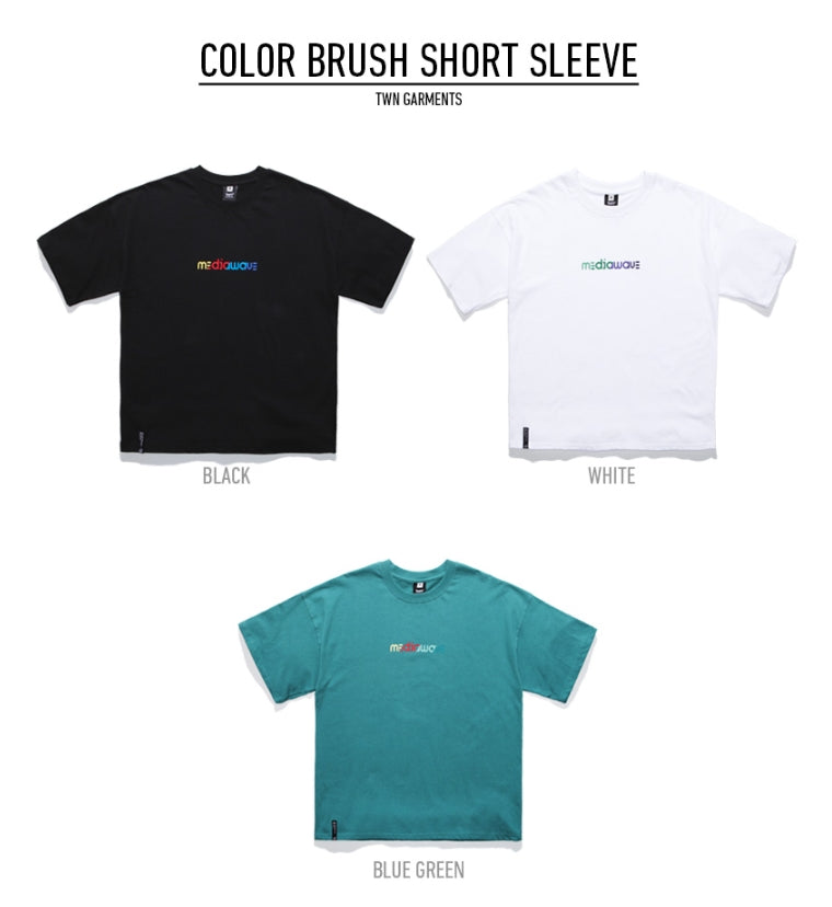 ティーダブリューエヌ(TWN) COLOR BRUSH SHORT SLEEVE (3color) STST3190