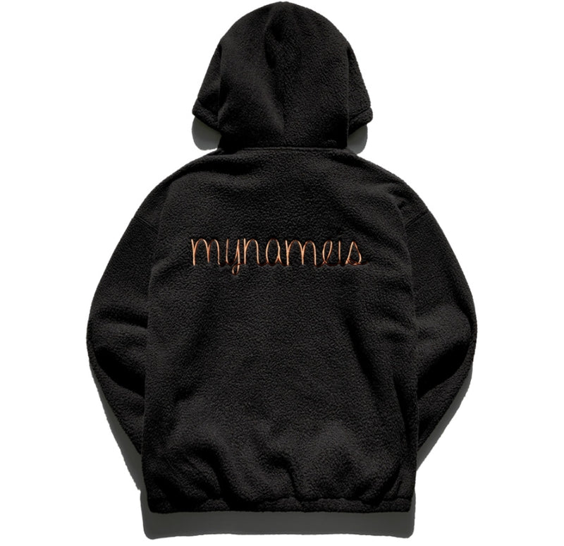 ティーダブリューエヌ(TWN)LINE POCKET LANITAL HOODIE BLACK STHD3256