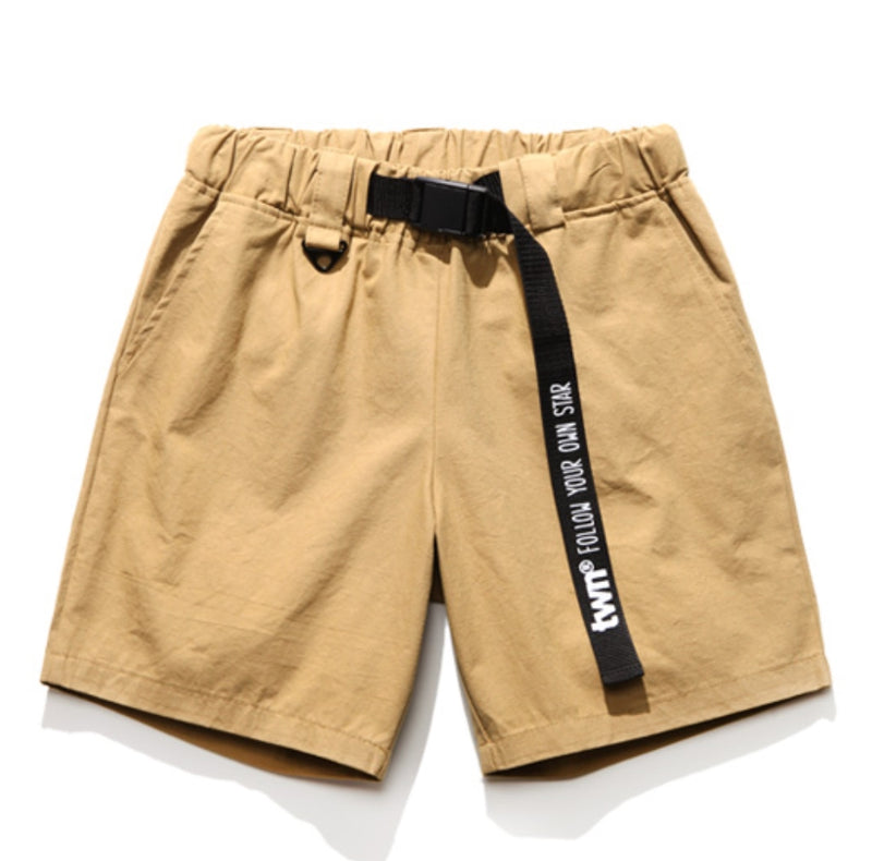 ティーダヴリューエヌ(TWN) GRID BUCKLE SHORT PANTS STSP3109