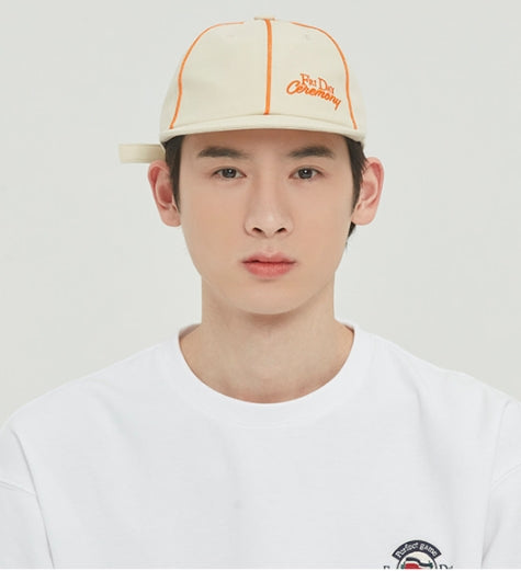 ロマンティッククラウン(ROMANTIC CROWN) FRIDAY PIPING BALL CAP_OATMEAL