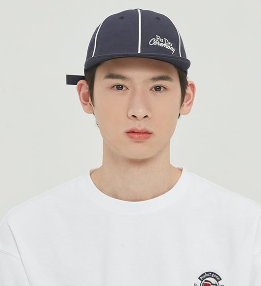 ロマンティッククラウン(ROMANTIC CROWN) FRIDAY PIPING BALL CAP_NAVY